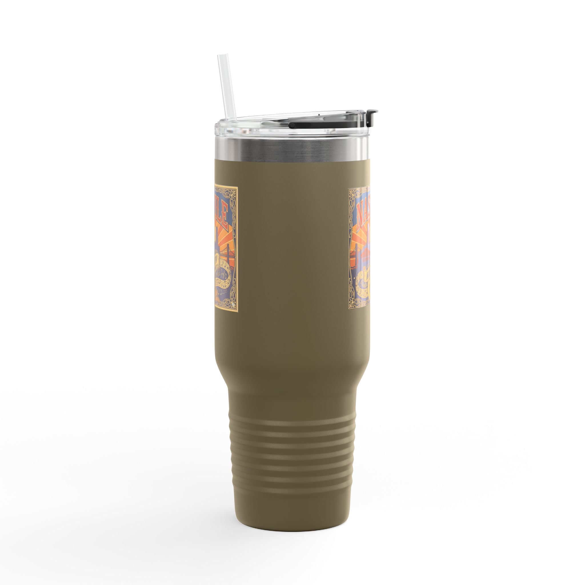 Nashville Music City 40oz Insulated Travel Mug