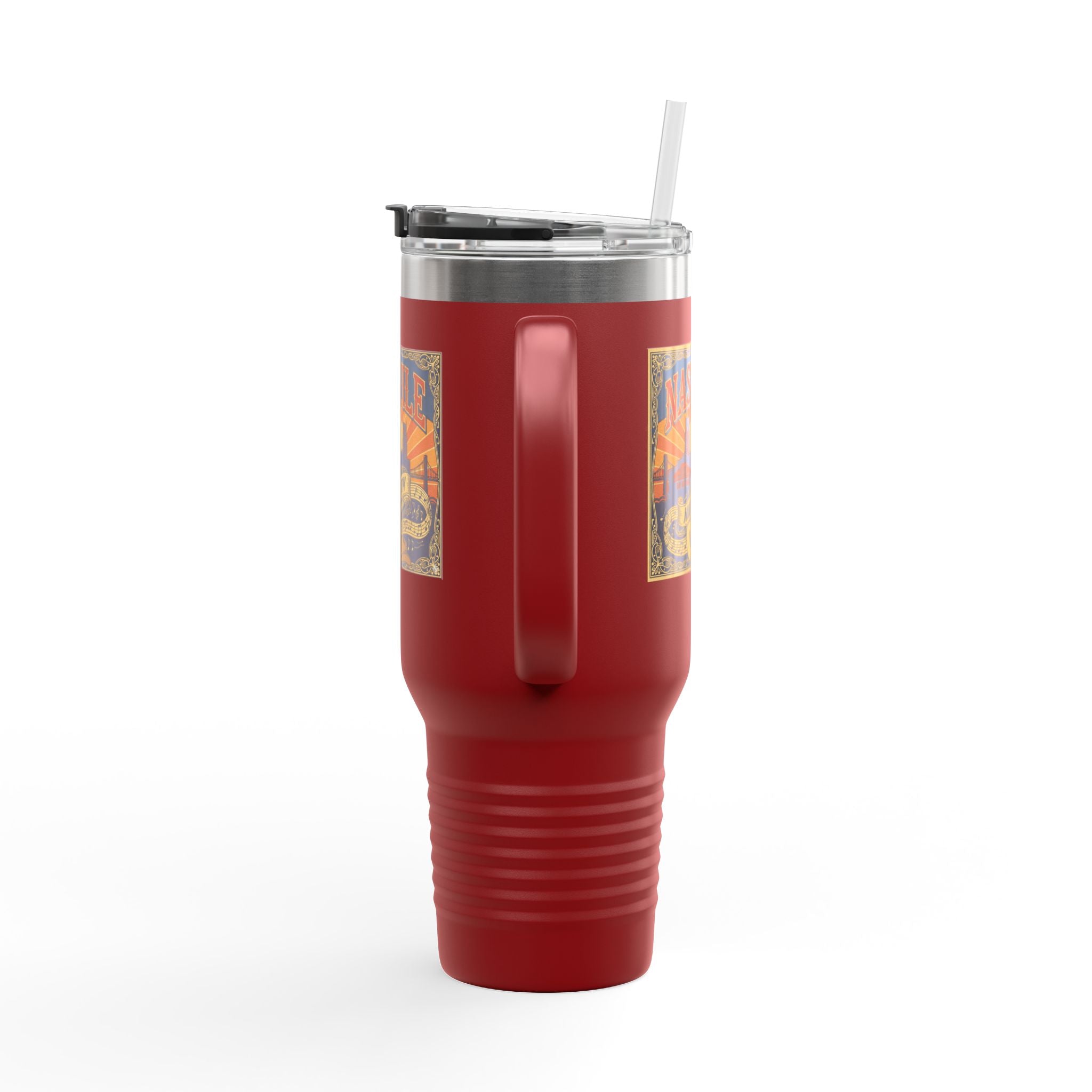 Nashville Music City 40oz Insulated Travel Mug
