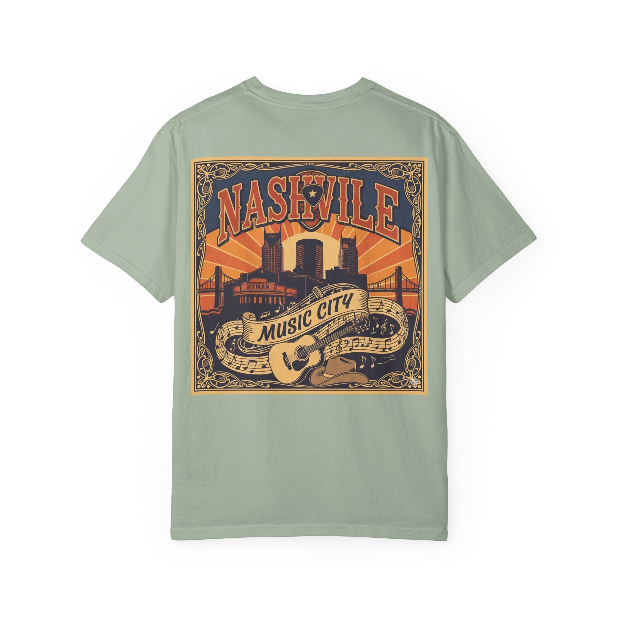 Nashville Music City Graphic T-Shirt