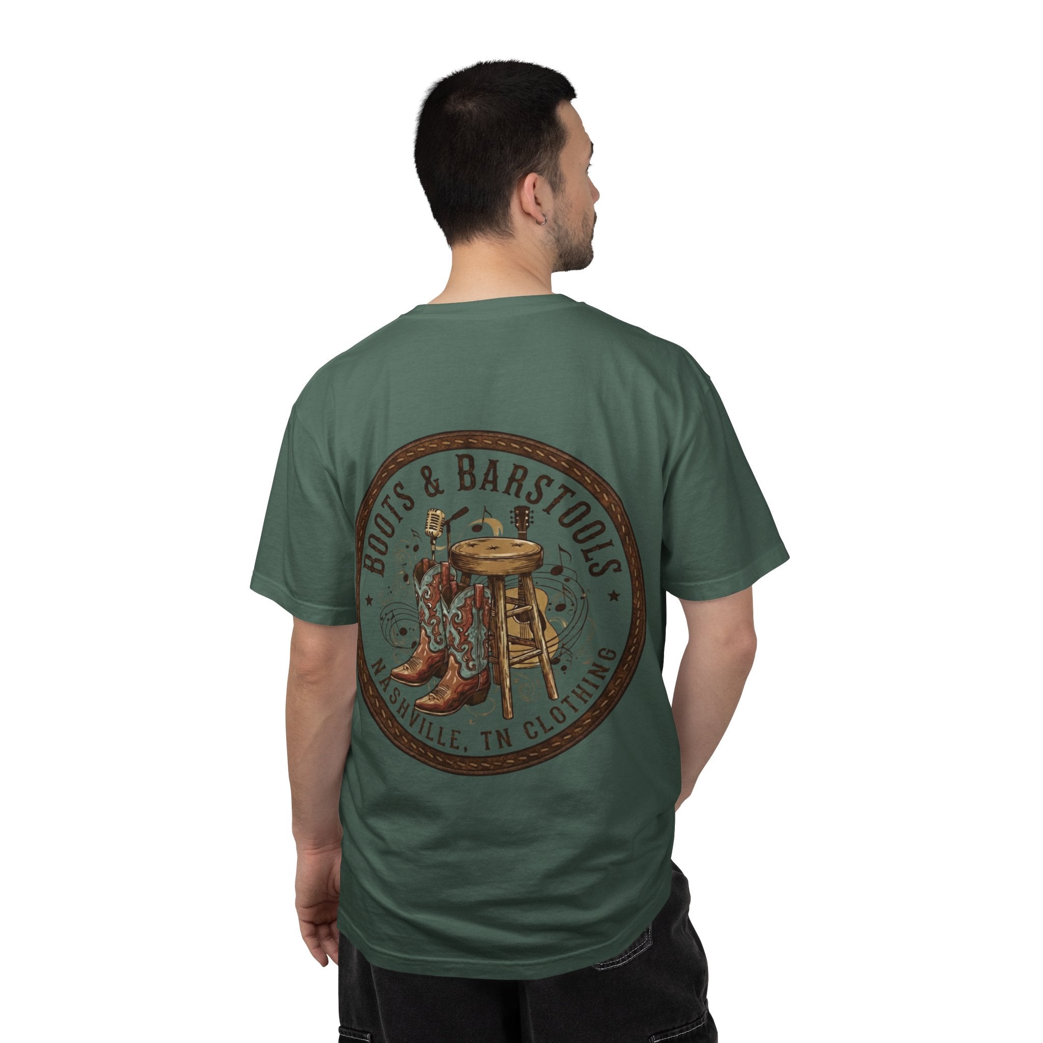 Boots & Barstools Graphic T-Shirt — Nashville Country Western Tee