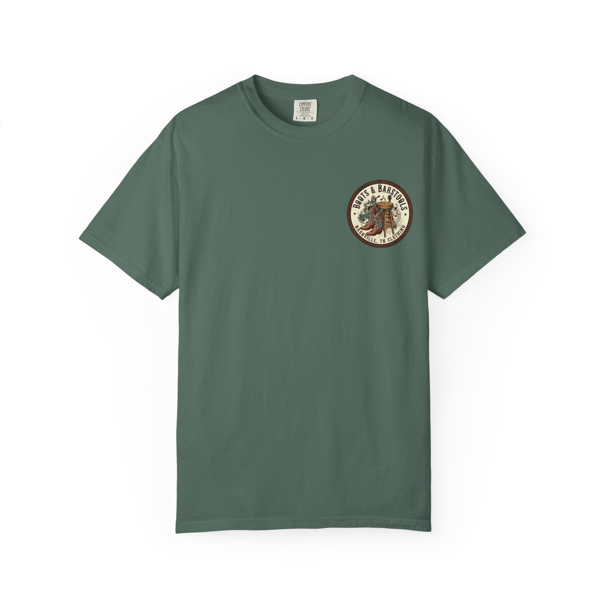 Men’s Live Music Nightly T-Shirt — Nashville Listening Room Vintage Microphone Tee