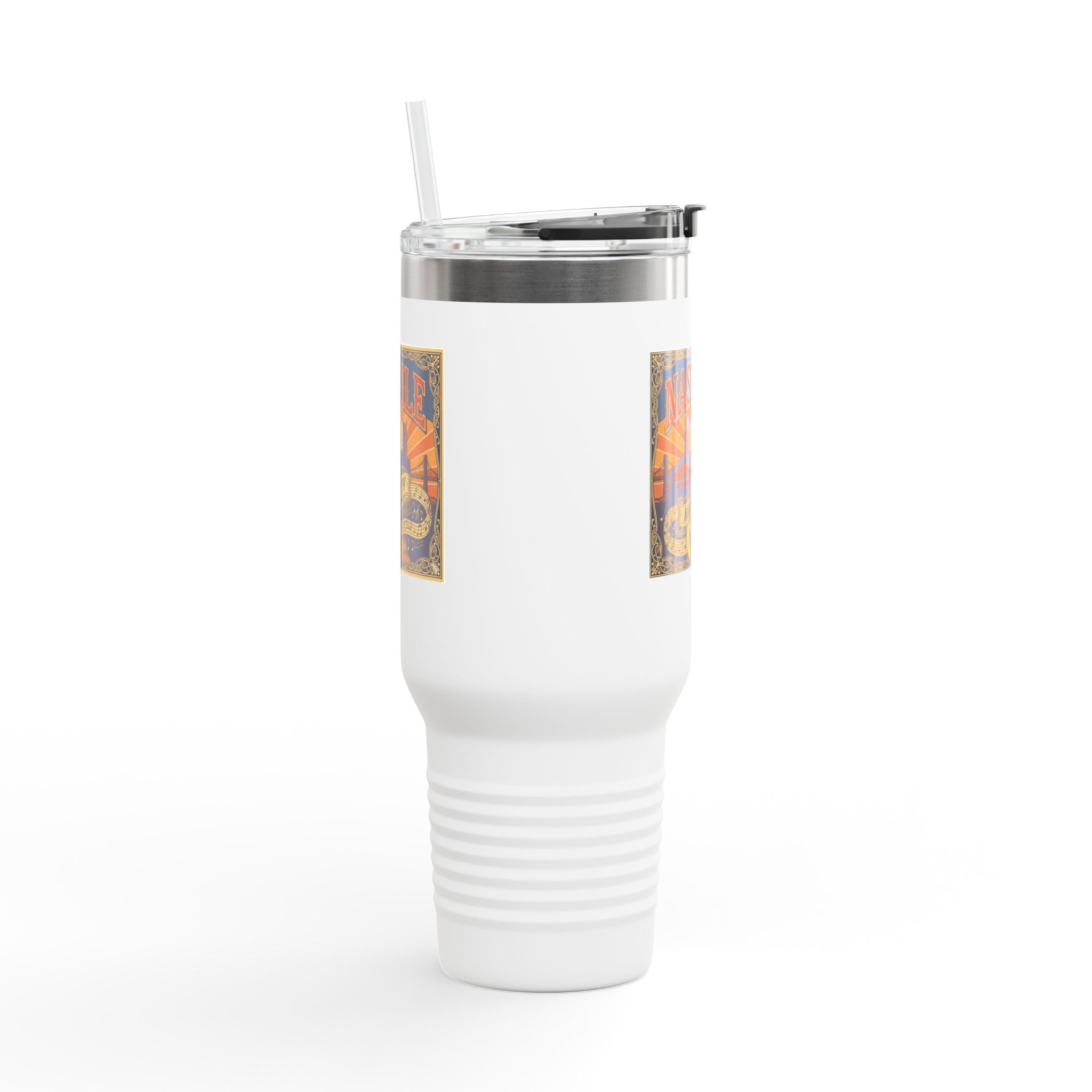 Nashville Music City 40oz Insulated Travel Mug