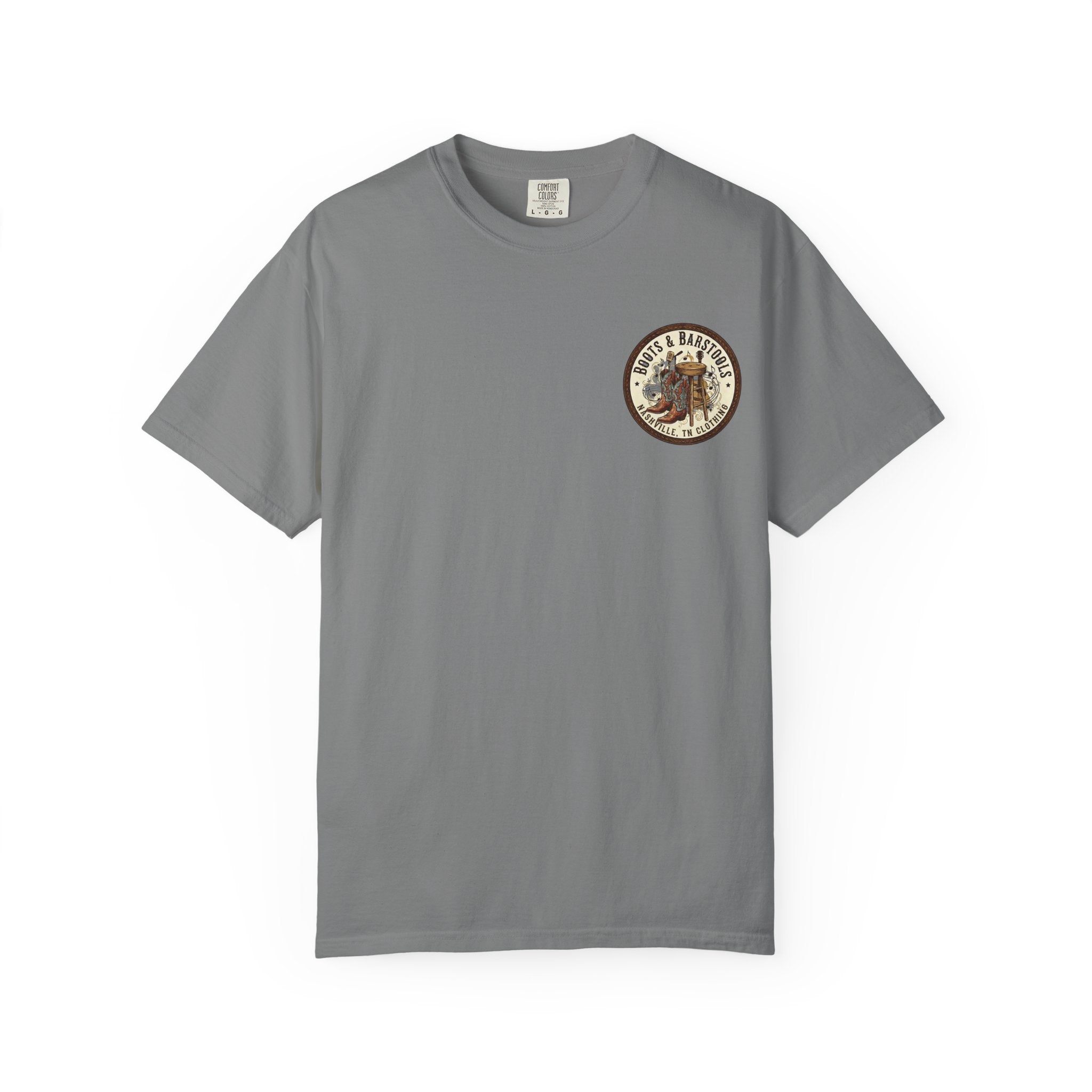 Men’s Live Music Nightly T-Shirt — Nashville Listening Room Vintage Microphone Tee