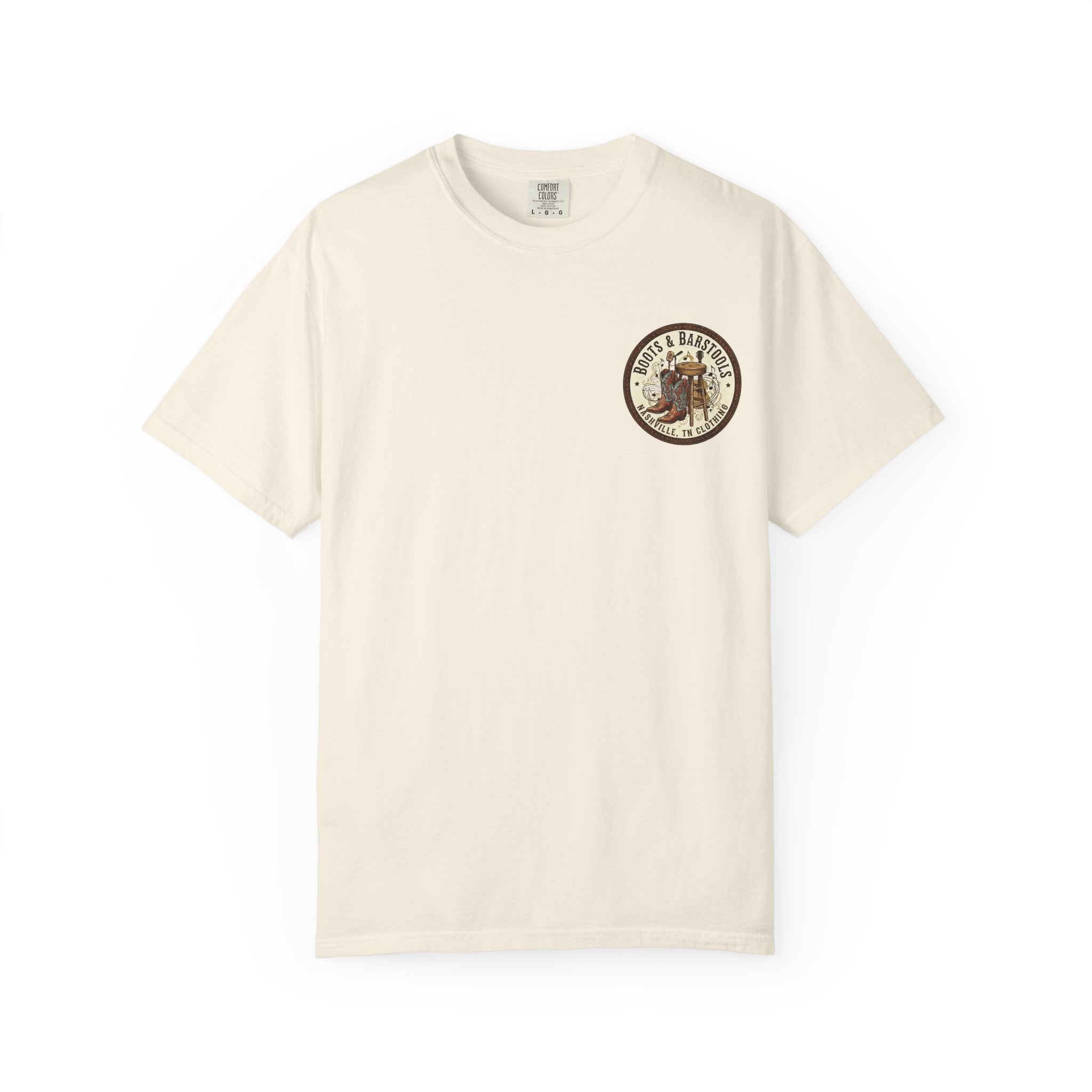 Men’s Live Music Nightly T-Shirt — Nashville Listening Room Vintage Microphone Tee