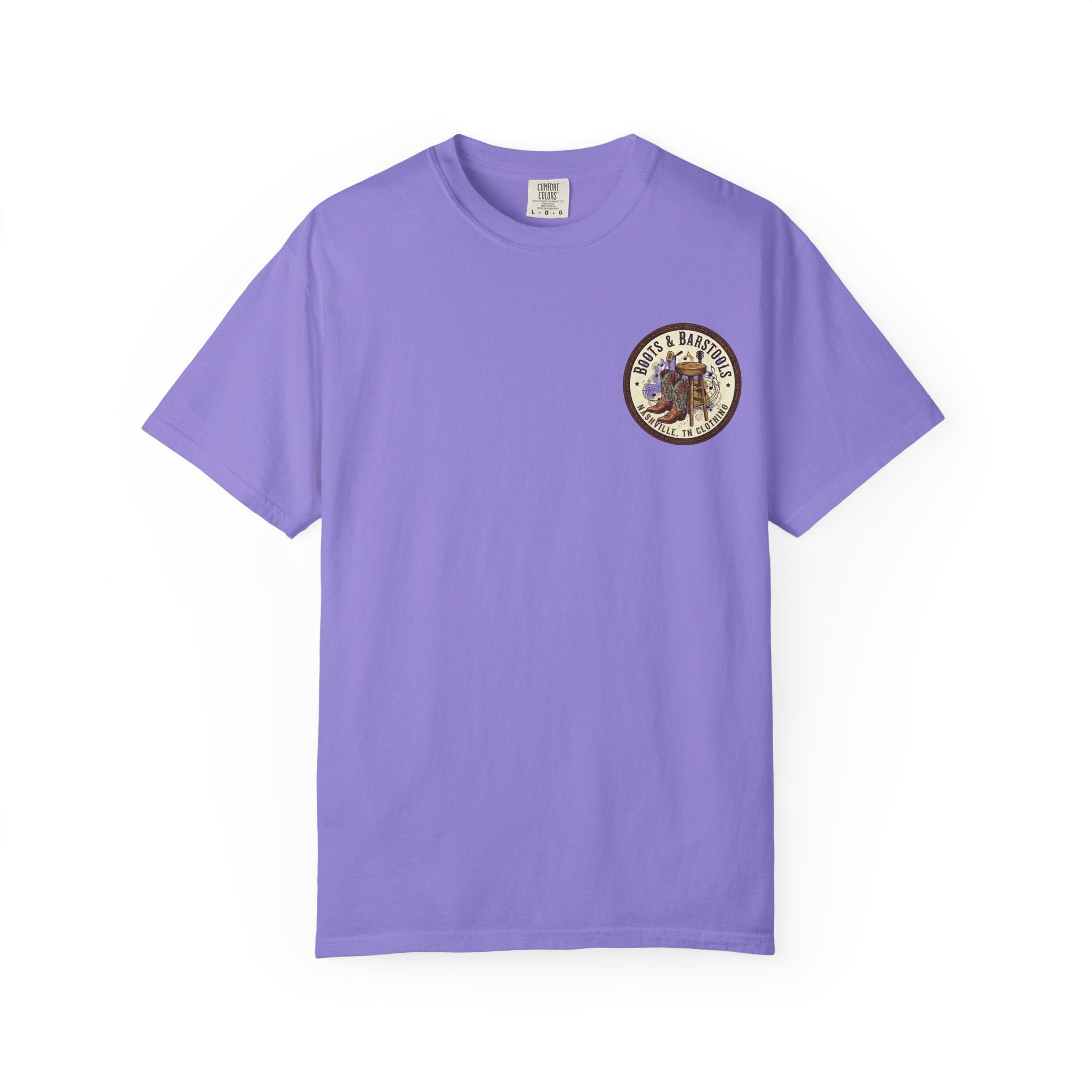 Men’s Live Music Nightly T-Shirt — Nashville Listening Room Vintage Microphone Tee