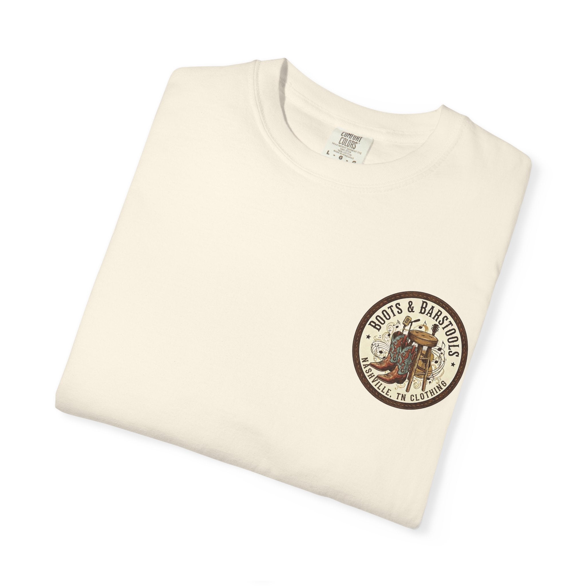 Men’s Live Music Nightly T-Shirt — Nashville Listening Room Vintage Microphone Tee