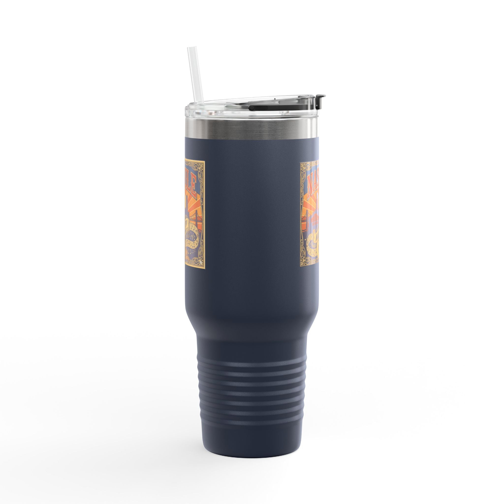 Nashville Music City 40oz Insulated Travel Mug