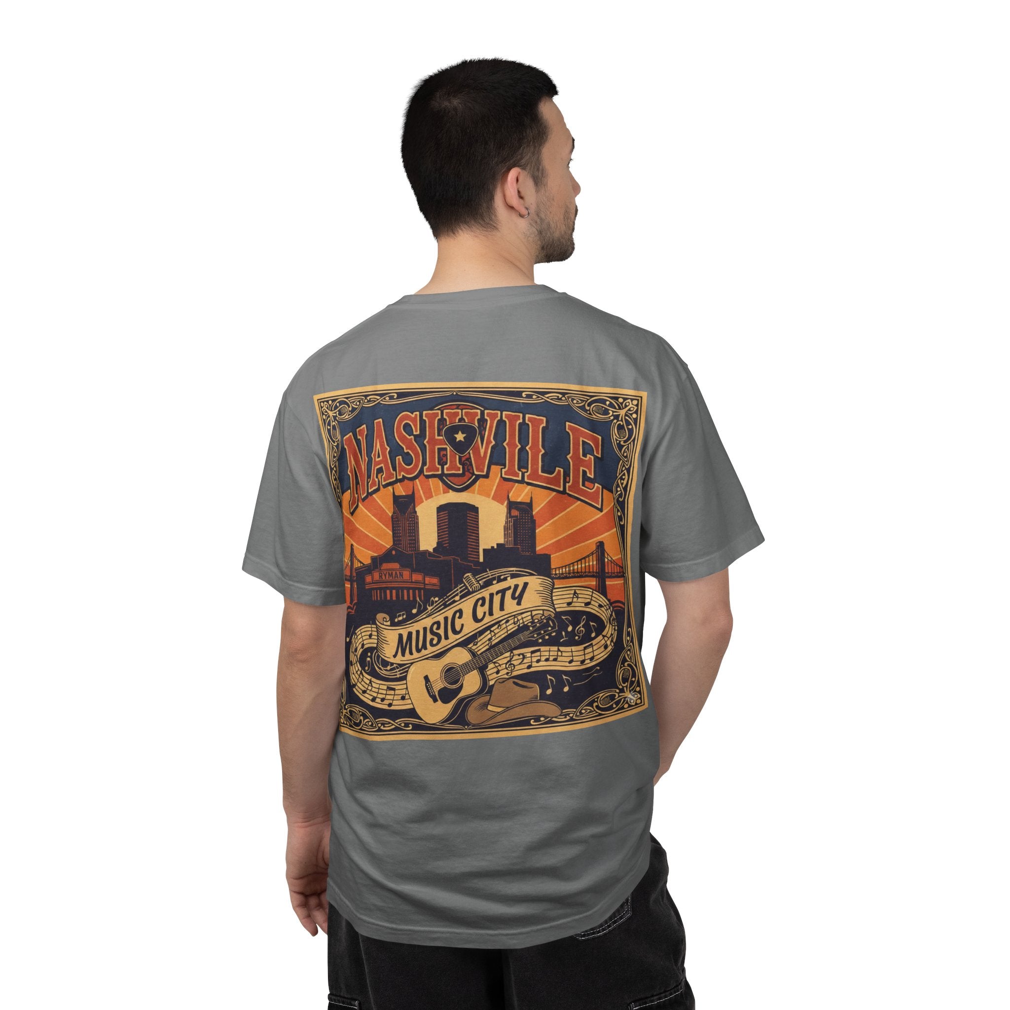 Nashville Music City Graphic T-Shirt