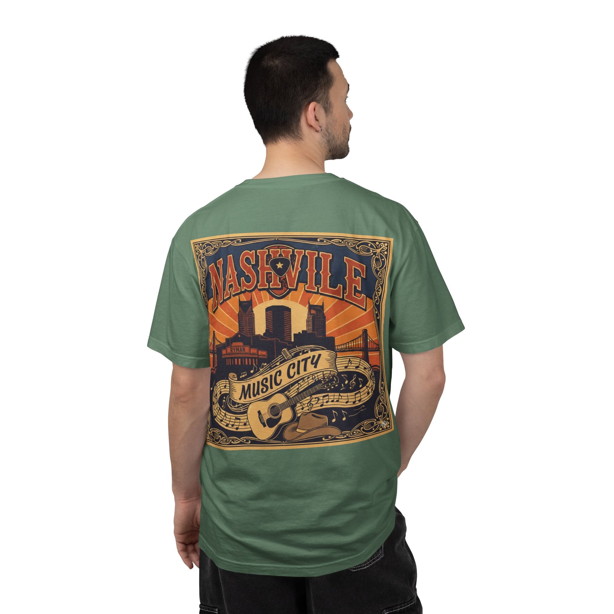 Nashville Music City Graphic T-Shirt