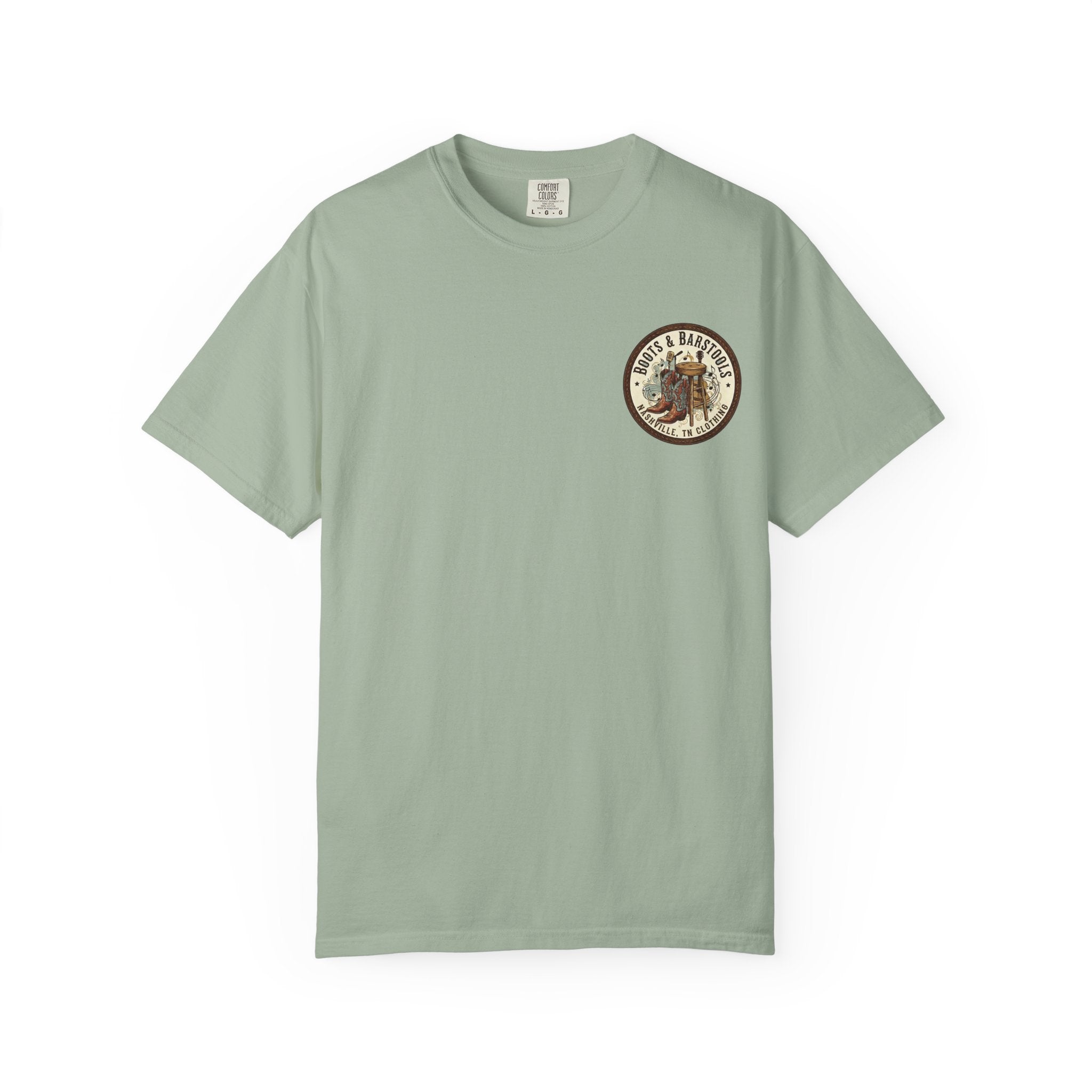 Men’s Live Music Nightly T-Shirt — Nashville Listening Room Vintage Microphone Tee