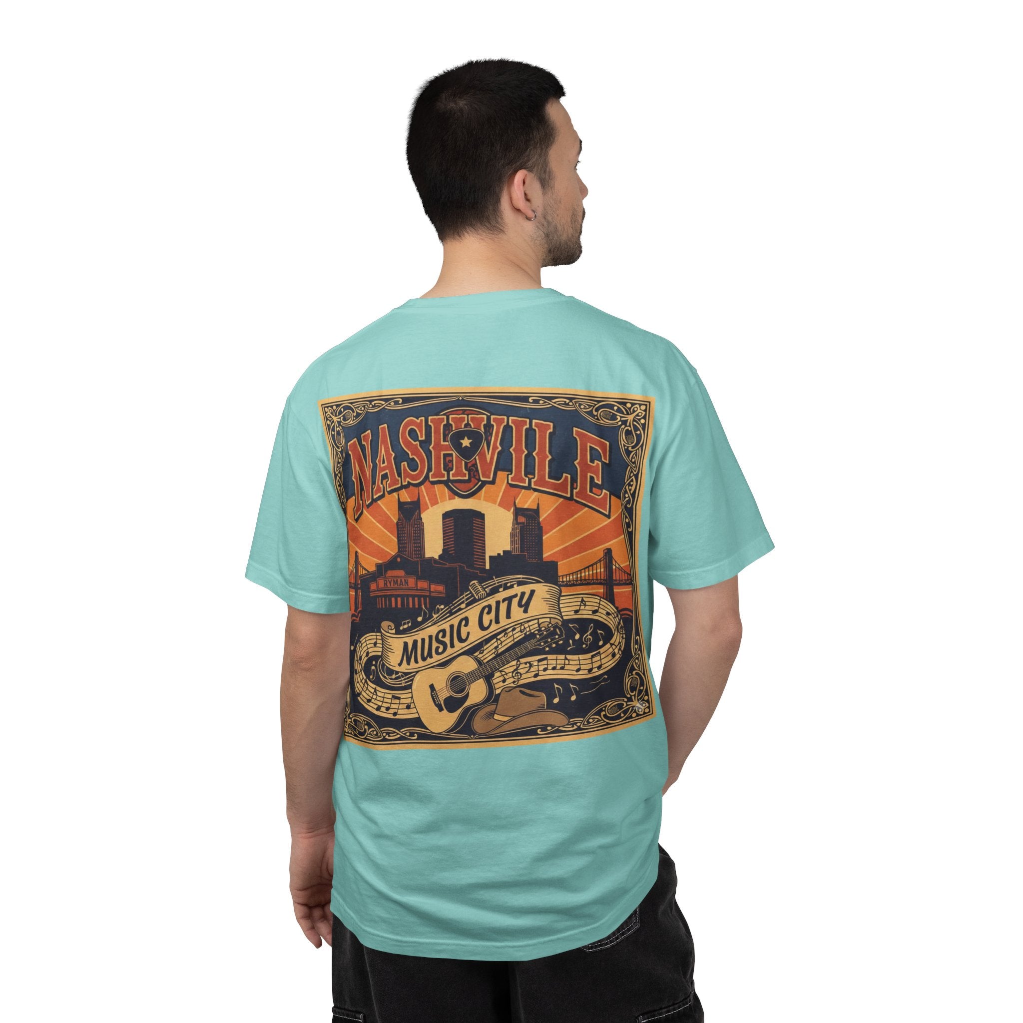 Nashville Music City Graphic T-Shirt