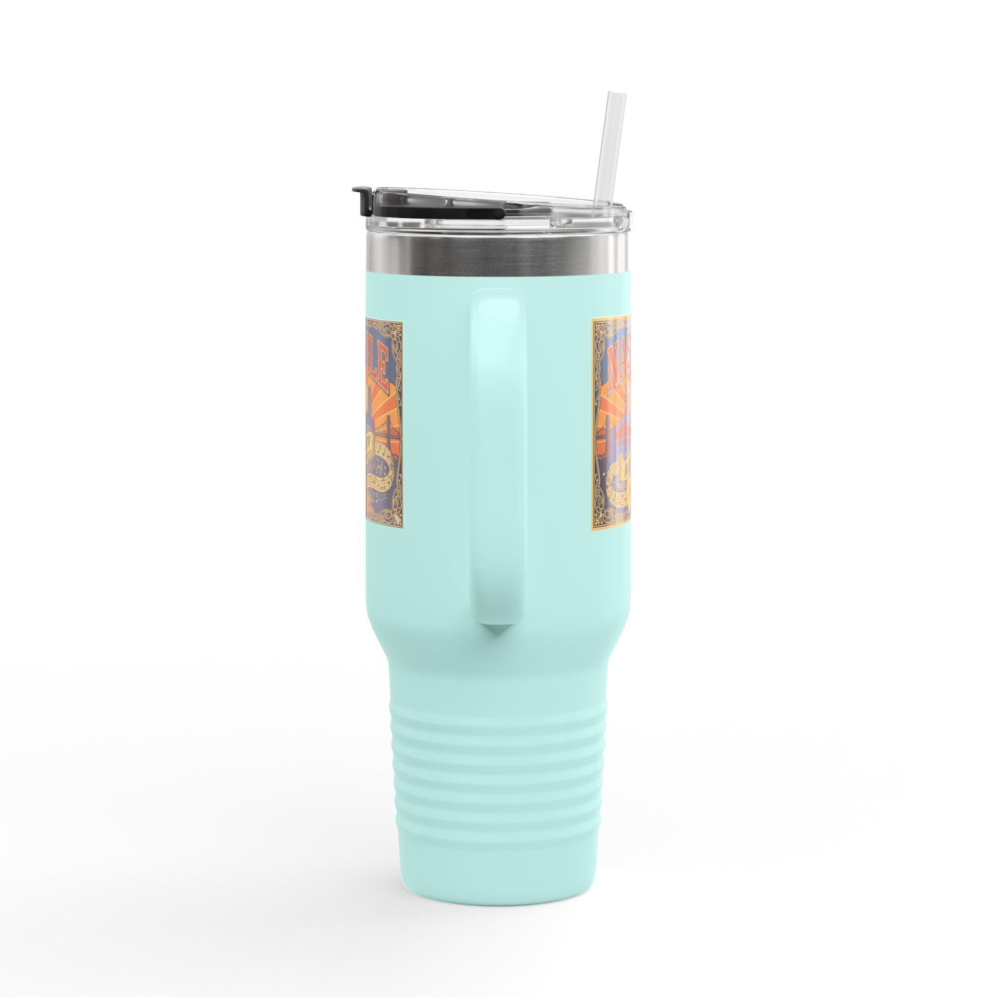 Nashville Music City 40oz Insulated Travel Mug