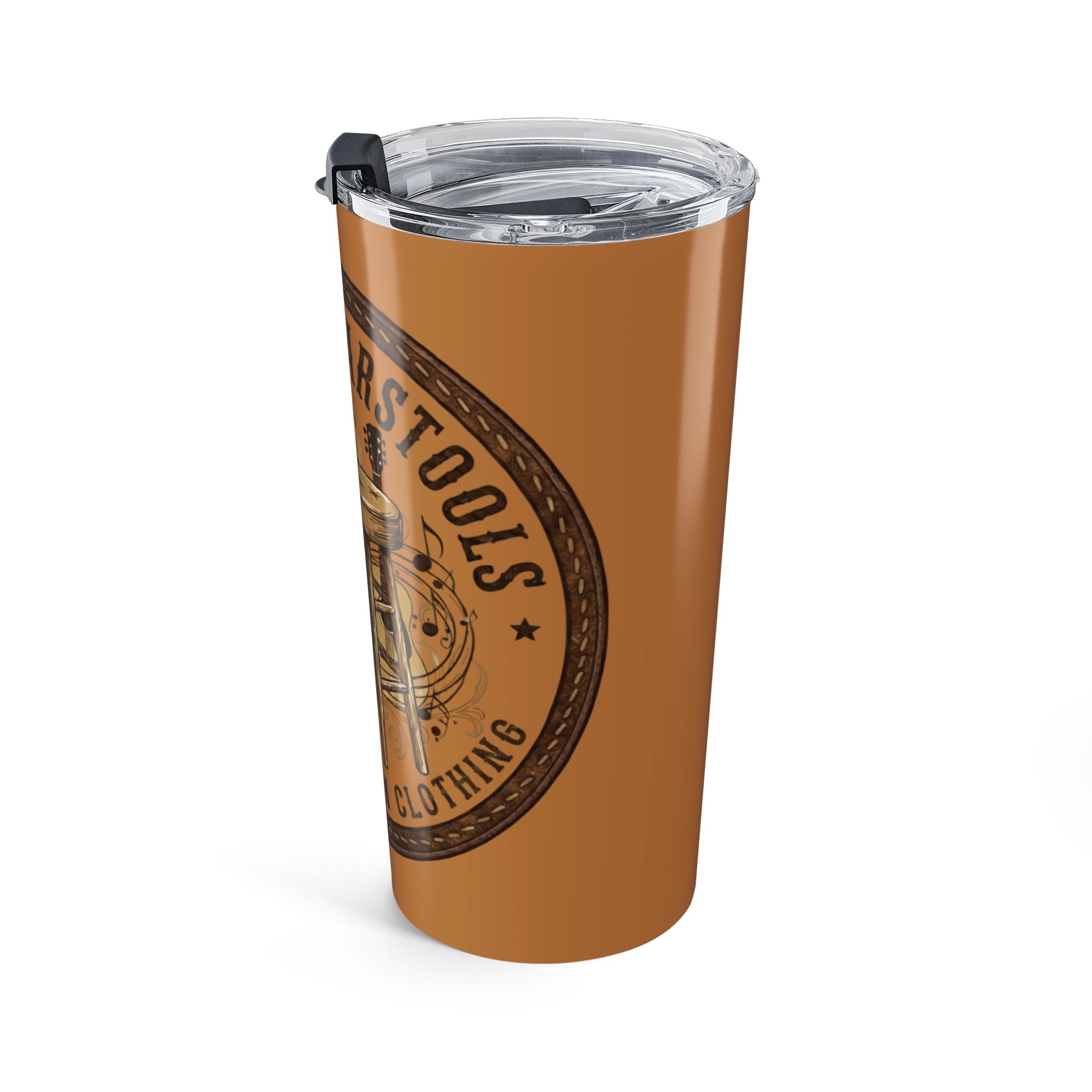 Country Music Bar Stool & Boots 20oz Tumbler — Nashville Barstool Design