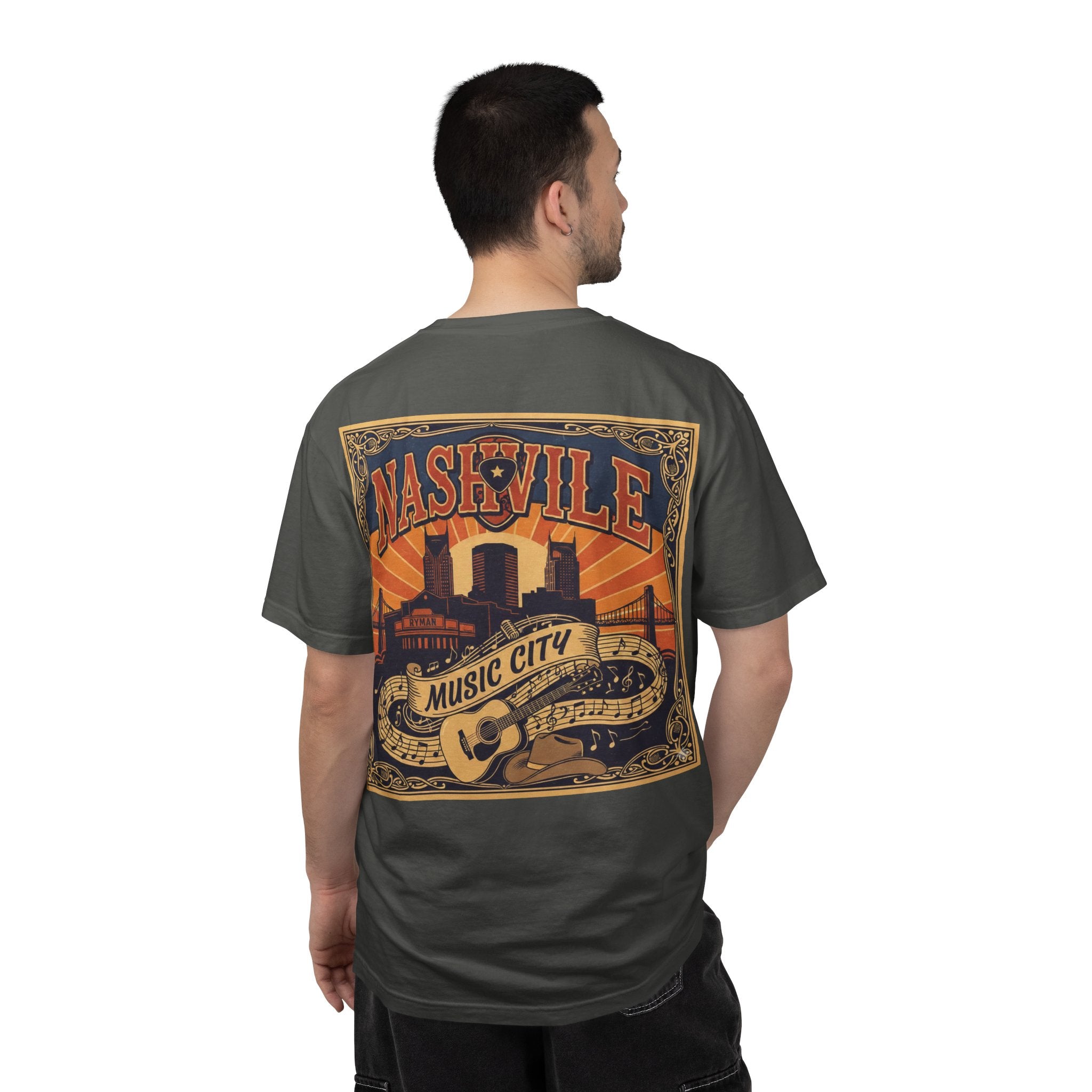Nashville Music City Graphic T-Shirt