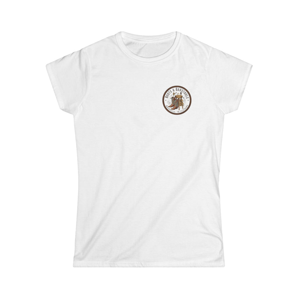 Luke Combs ‘Category 10 Bar’ Women's Tee — American Flag & Guitar Concert Shirt