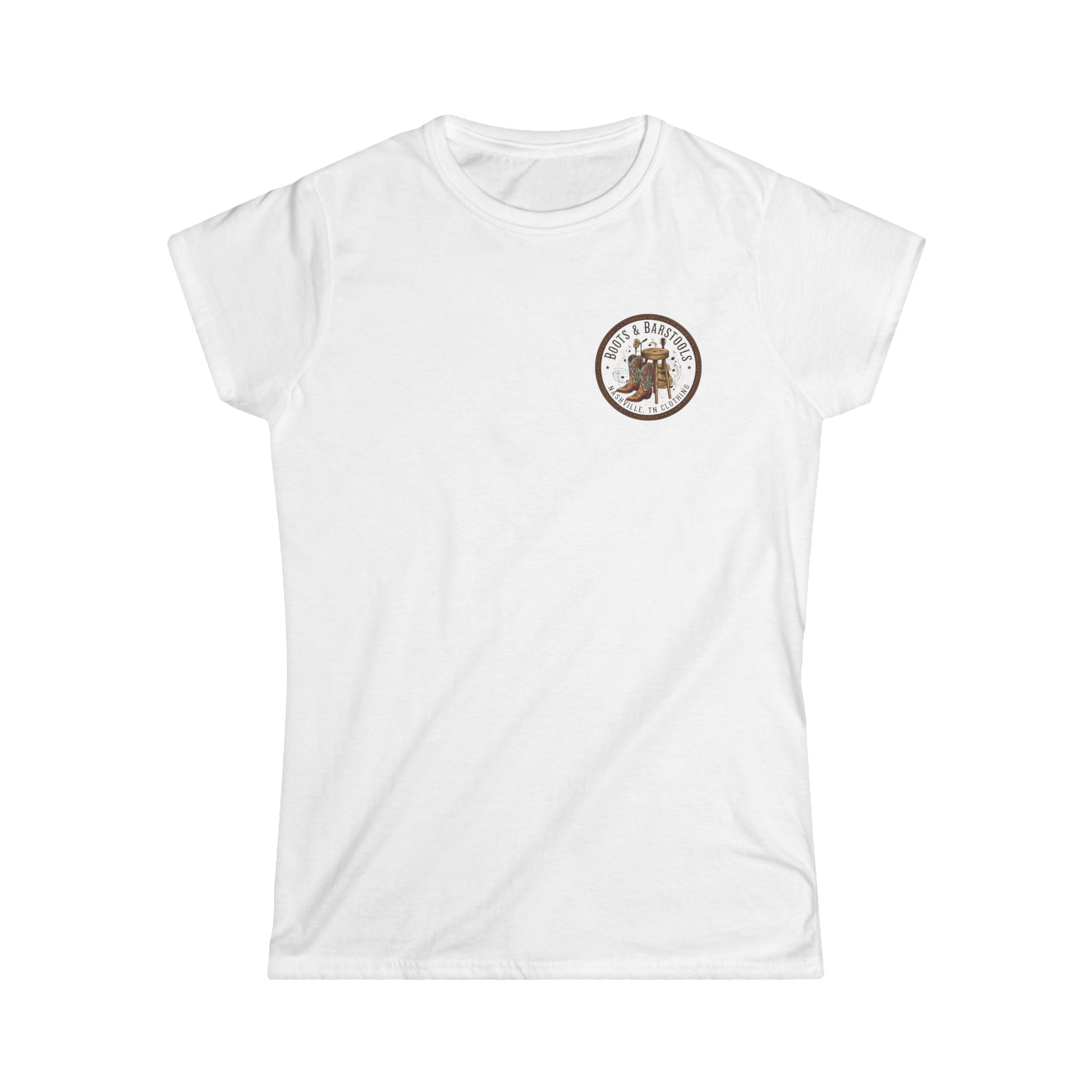 Luke Combs ‘Category 10 Bar’ Women's Tee — American Flag & Guitar Concert Shirt