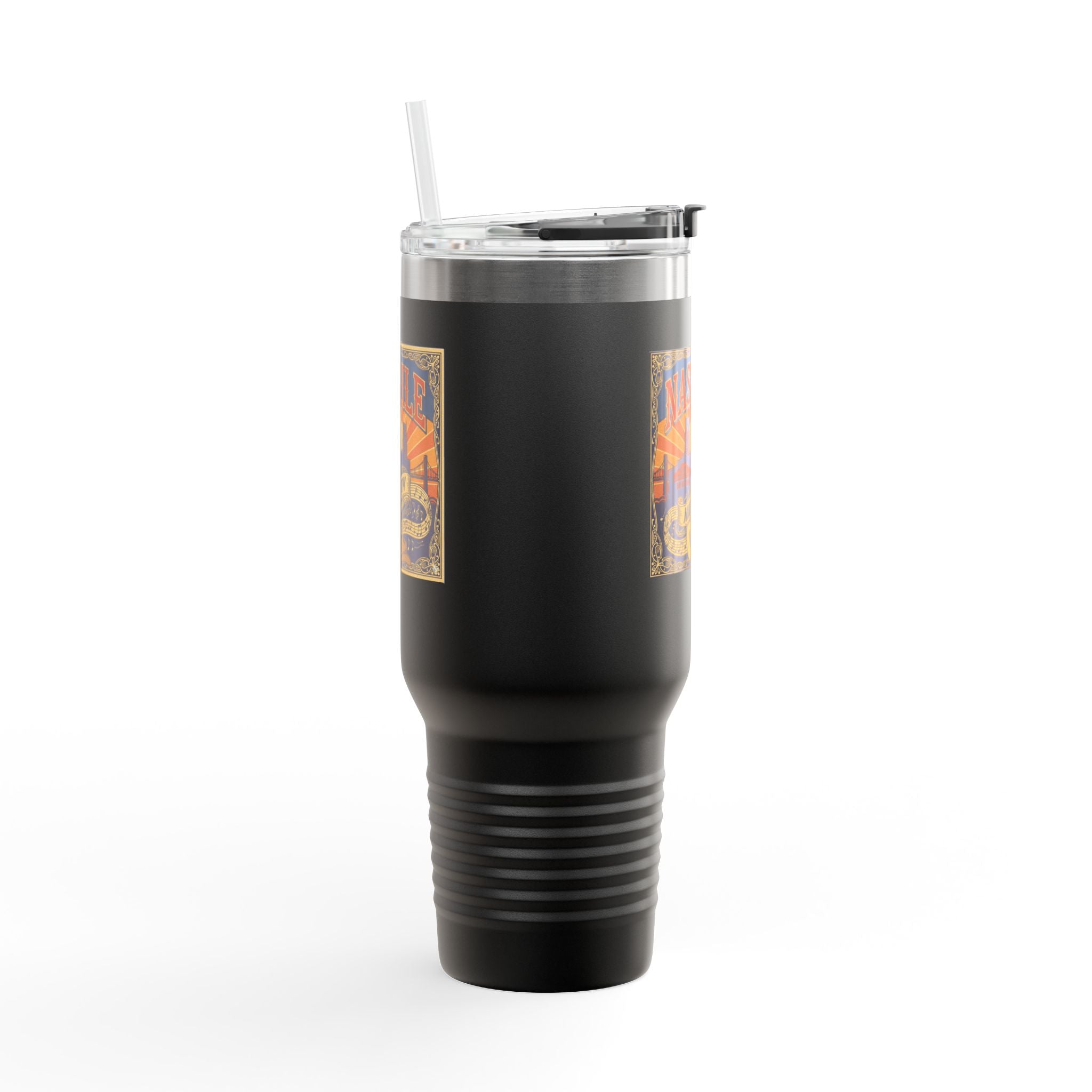 Nashville Music City 40oz Insulated Travel Mug