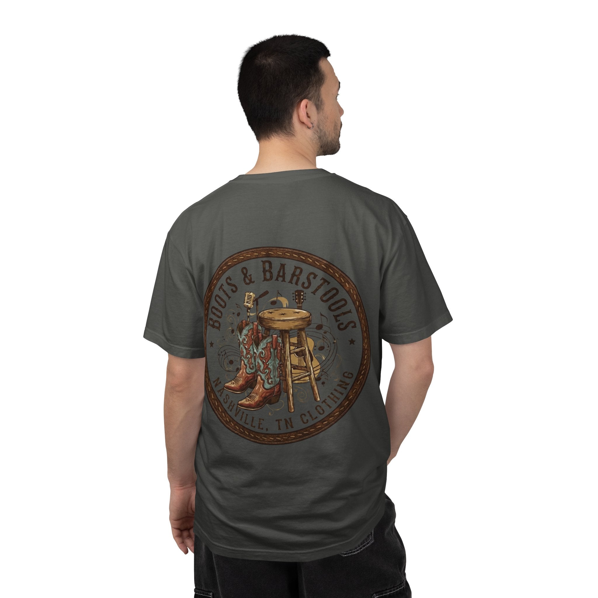 Boots & Barstools Graphic T-Shirt — Nashville Country Western Tee