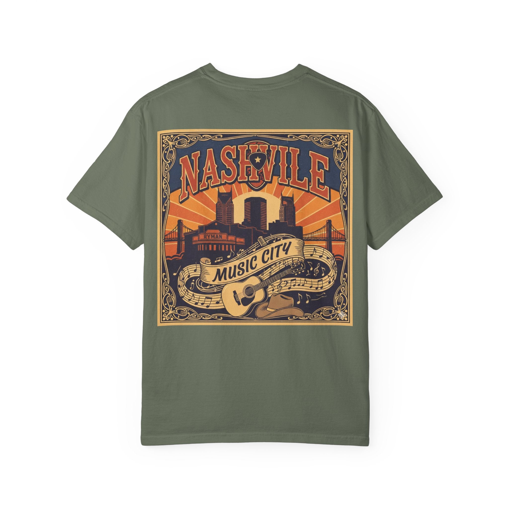 Nashville Music City Graphic T-Shirt