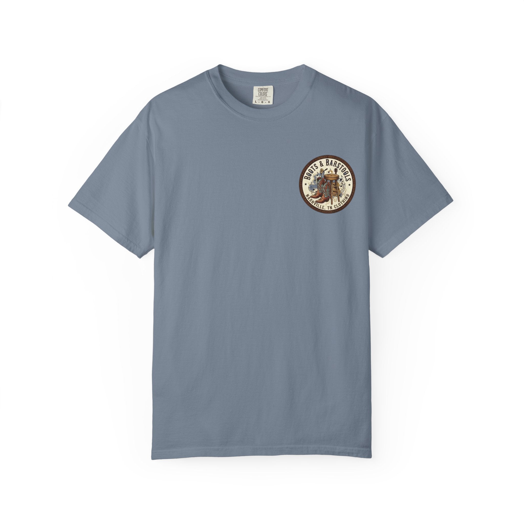 Men’s Live Music Nightly T-Shirt — Nashville Listening Room Vintage Microphone Tee