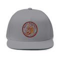 Vintage Boots Embroidered Flat Bill Cap