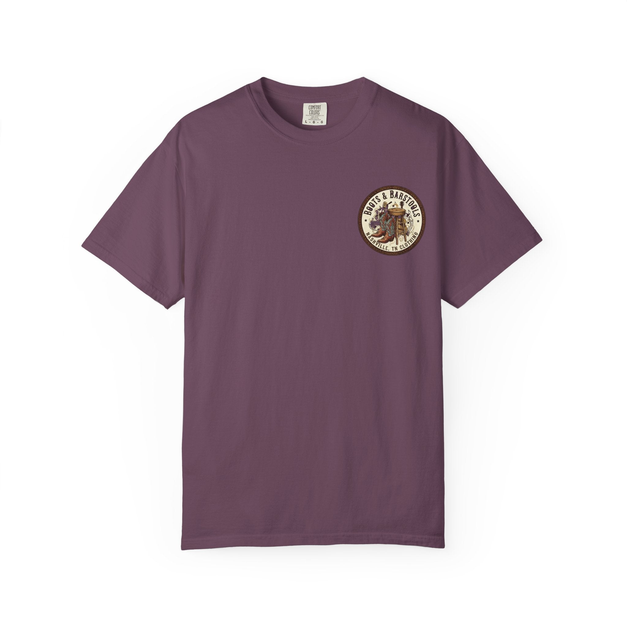 Men’s Live Music Nightly T-Shirt — Nashville Listening Room Vintage Microphone Tee