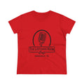 Woman’s Listening Room Café Nashville T‑Shirt — Retro Microphone Logo Tee