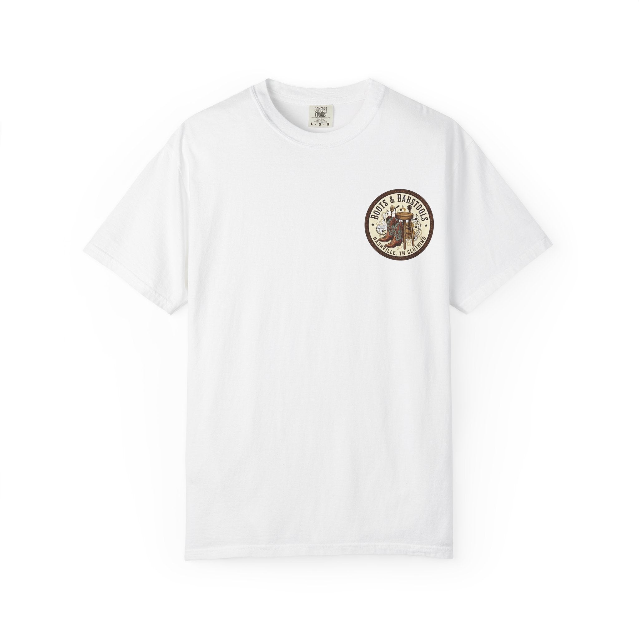 Men’s Live Music Nightly T-Shirt — Nashville Listening Room Vintage Microphone Tee