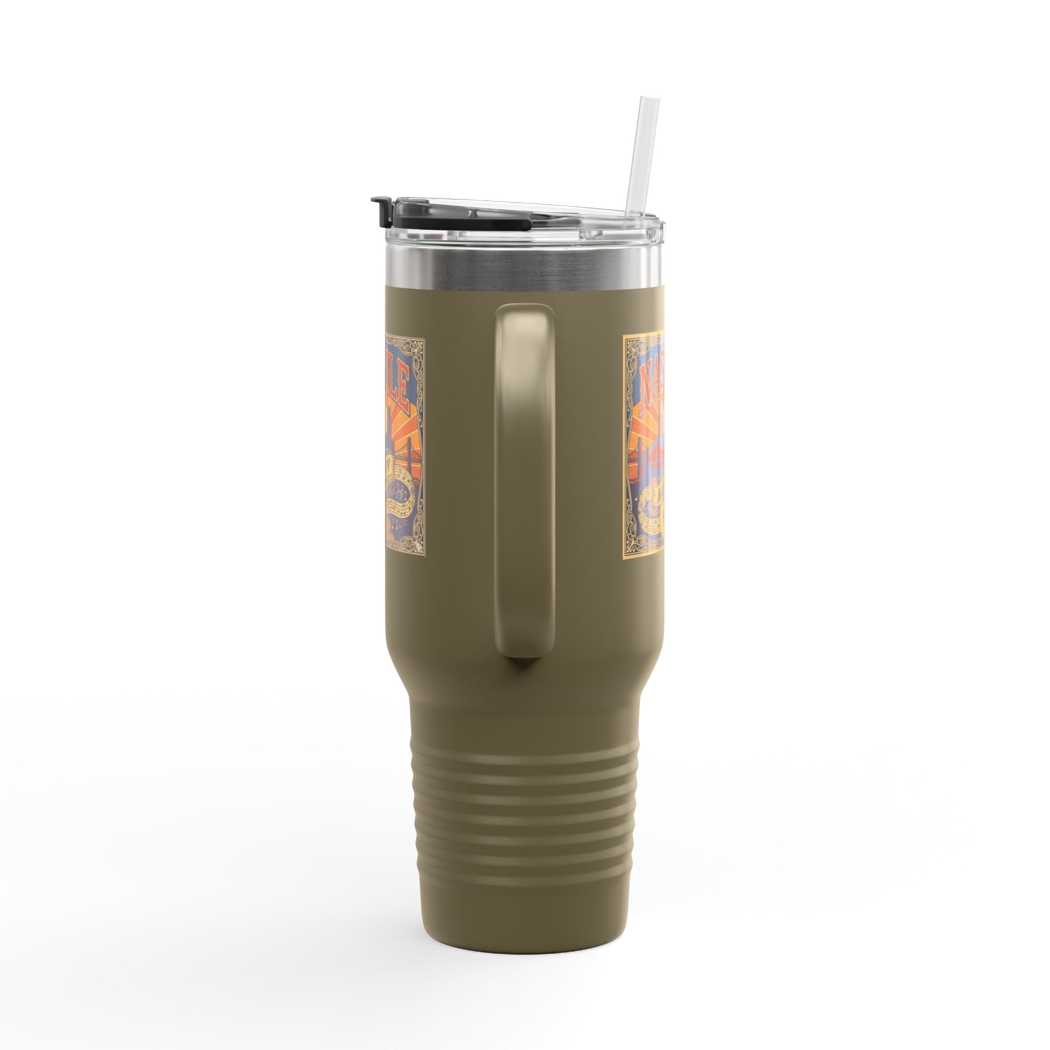 Nashville Music City 40oz Insulated Travel Mug