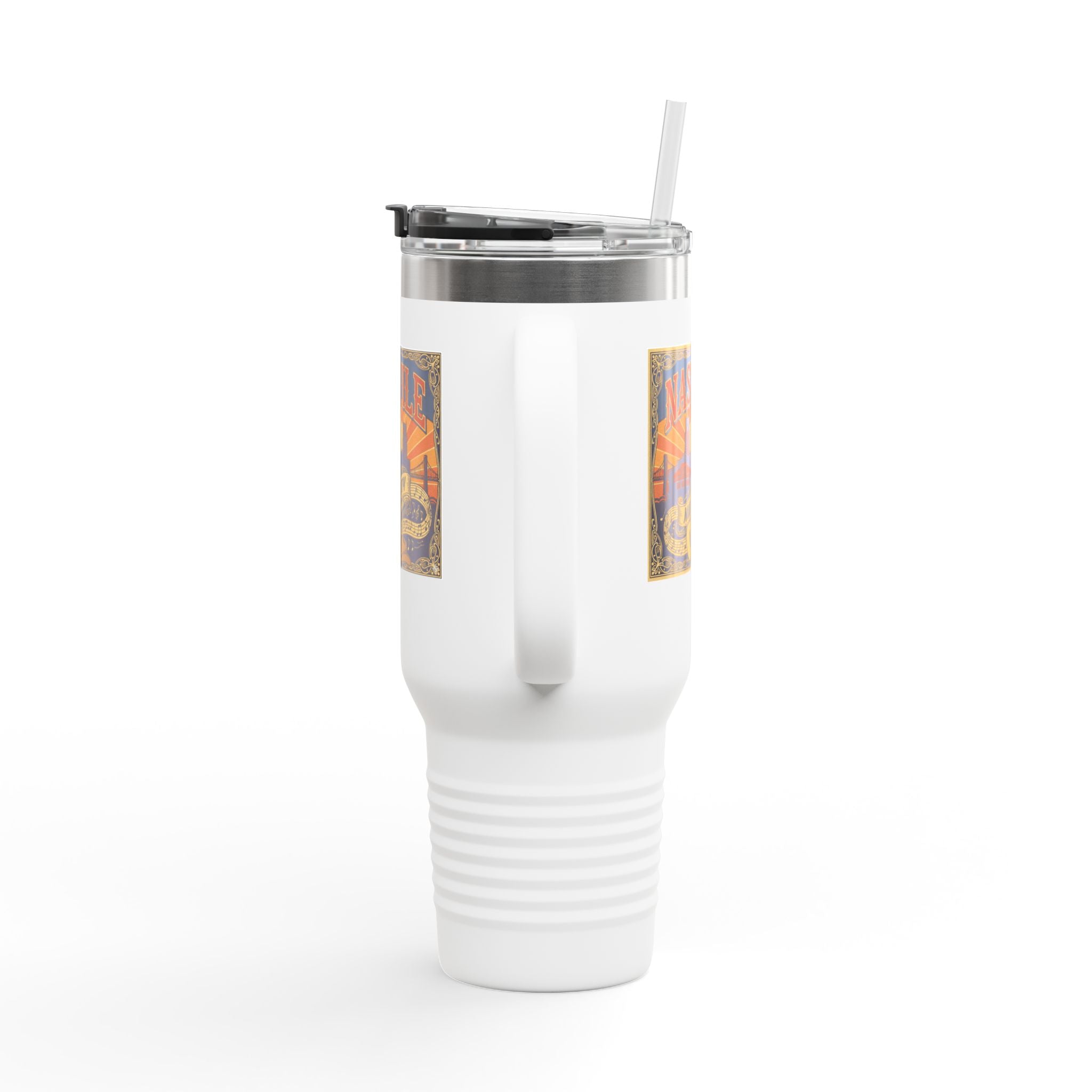 Nashville Music City 40oz Insulated Travel Mug