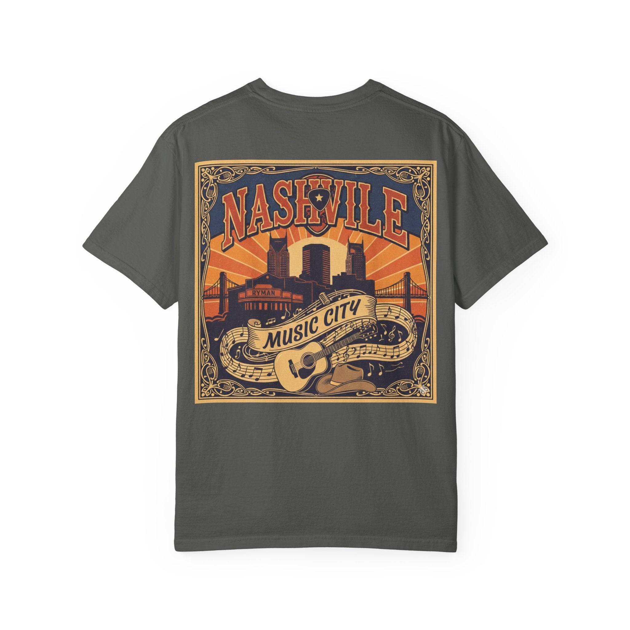 Nashville Music City Graphic T-Shirt