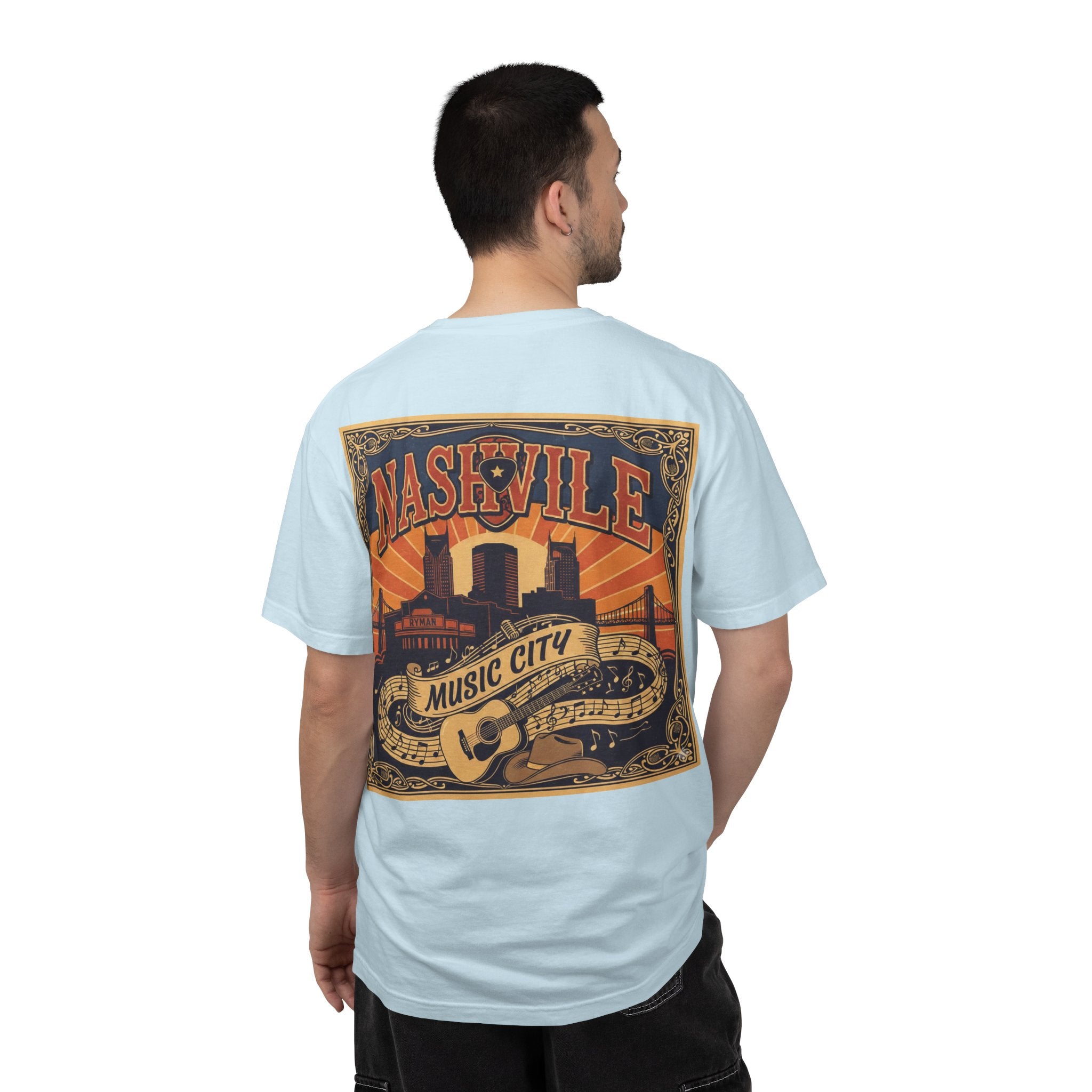 Nashville Music City Graphic T-Shirt