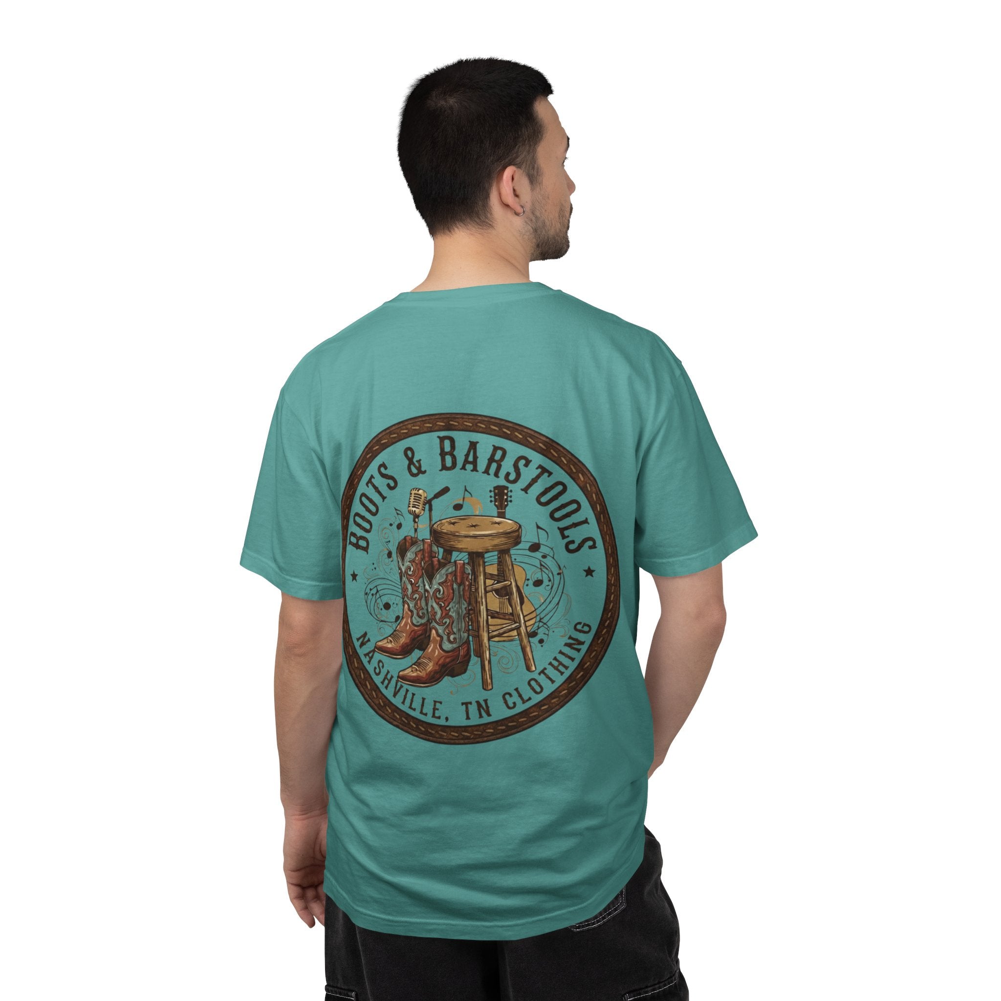 Boots & Barstools Graphic T-Shirt — Nashville Country Western Tee
