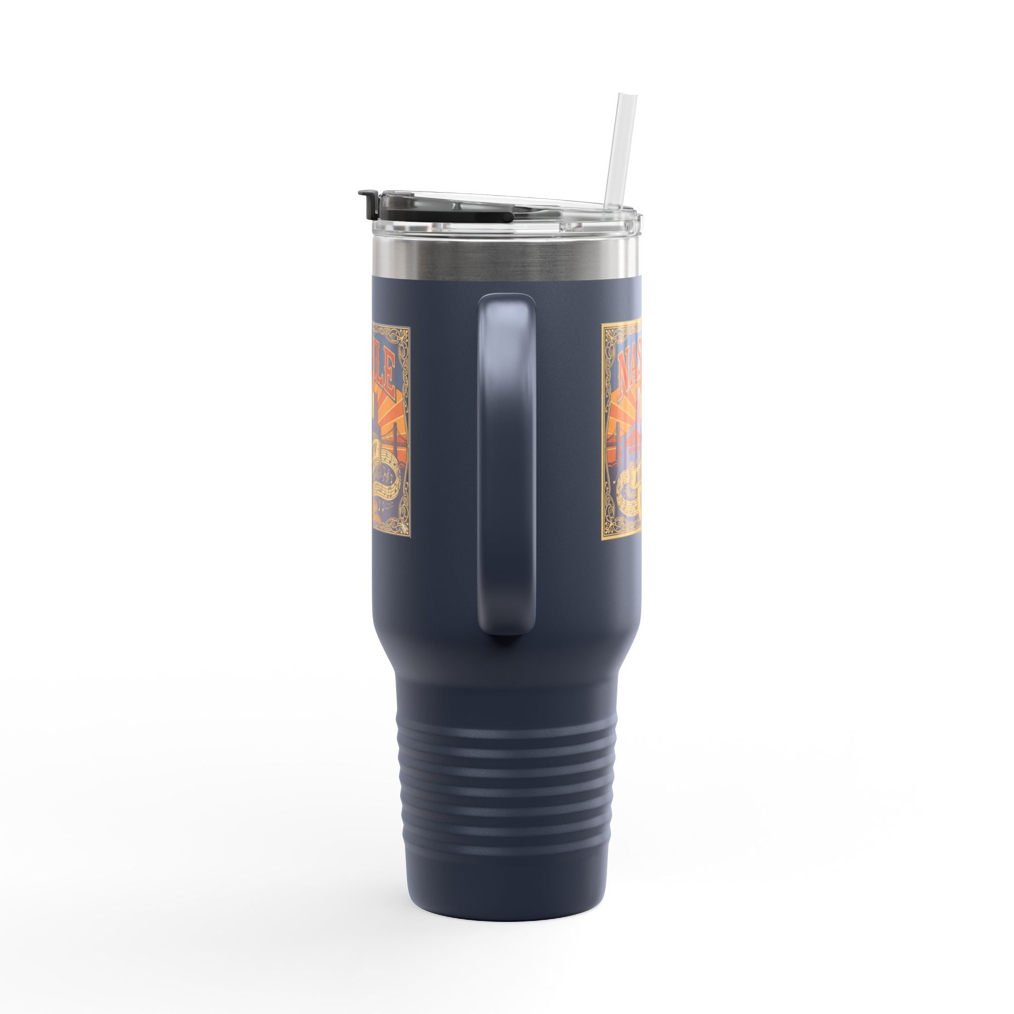 Nashville Music City 40oz Insulated Travel Mug